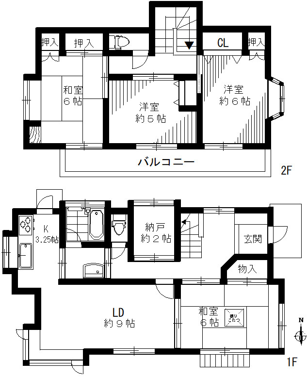 並木5丁目戸建の間取り