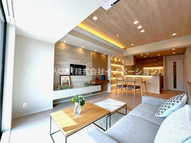 サンクレイドルレヴィール池袋の居間・リビング|【新生活応援キャンペーン実施中！】  
詳細はお気軽にお問合せください。