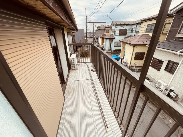 柏市大室　中古戸建のバルコニー