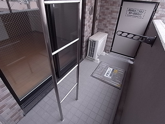 リーガル神戸三宮山手のバルコニー