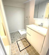 川越シティハイツの独立洗面台