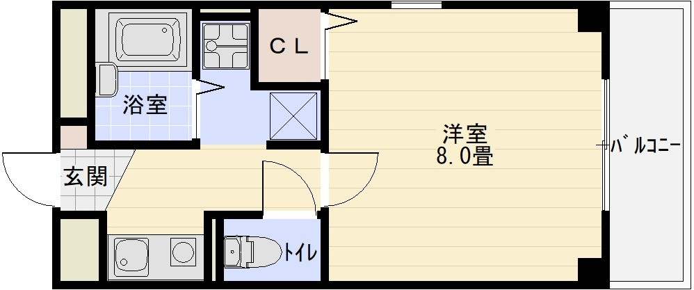 キャッスルエビスの間取り