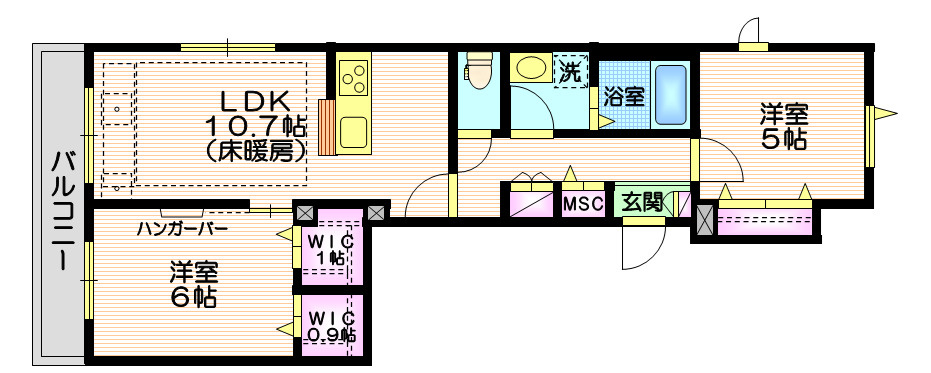 リビオンの間取り