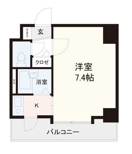 リンピアル大橋の間取り|※図面と現況が異なる場合は現況優先になります。
