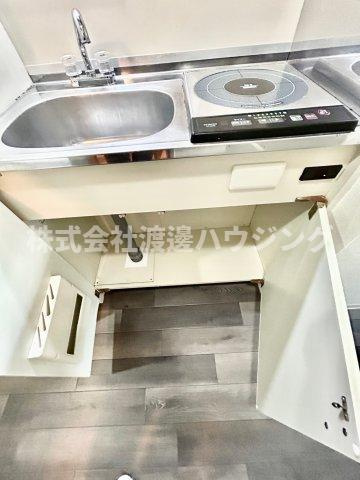 シャルムマンションのキッチン|キッチン下収納