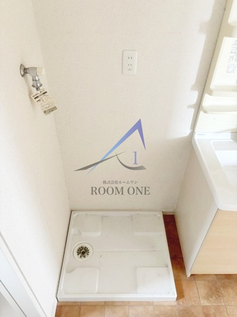 ベルコート千田の設備|洗濯機置き場です。