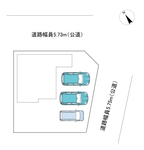 【本日ご案内可能】日進市米野木町　全1棟の区画図|全体区画数｜全1棟
◆駐車並列3台可能！(但し、車種による)
◆角地で日当たり良好です♪
◎まずは、お気軽にお問い合わせください。現地を案内しながら周辺環境も見て頂けます。　　　　　　　　　　　　　　