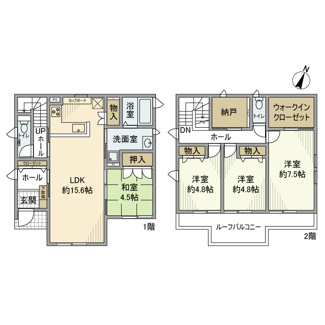 【間取り】 | 鶴瀬西戸建
