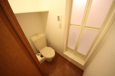 【トイレ】 | ワイズアパートメント | 落ち着いた色調のトイレです