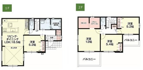 熊本市東区沼山津１期１号棟の間取り