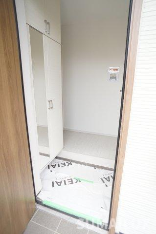 熊本市東区沼山津１期１号棟の玄関