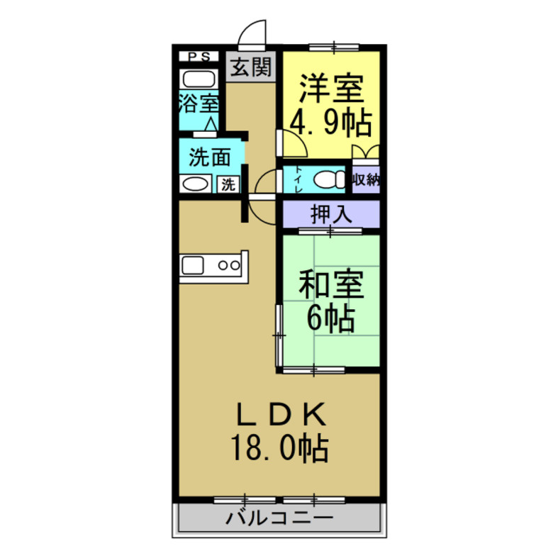 ピボットマンション八幡の間取り