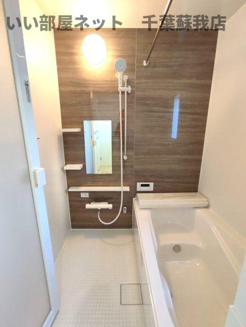 クレイドルガーデン市原市東国分寺台第２　１号棟の浴室|コンパクトで使いやすいお風呂です