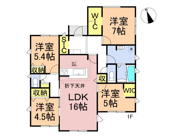 リーブルガーデン　各務原市上中屋町　全2区画分譲の間取り|■2号棟　■ヤマダ不動産　株式会社リライフ　
■夢のマイホーム購入をフルサポートします！