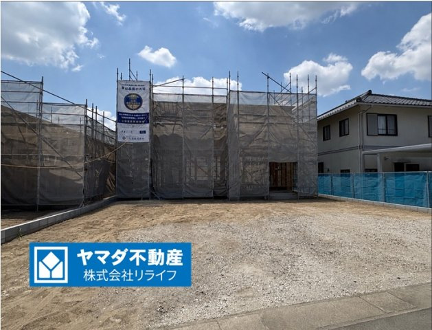 リーブルガーデン　各務原市上中屋町　全2区画分譲の外観|「現地（2026年5月15日）撮影」　
■外観写真　
■ヤマダ不動産　株式会社リライフ　