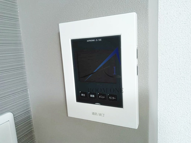 メゾン佐藤のセキュリティ|モニター付きインターホンです。