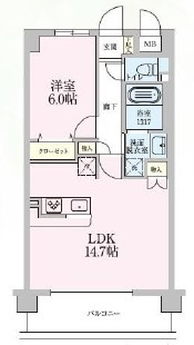 アプリカーレ練馬の間取り|間取りです。