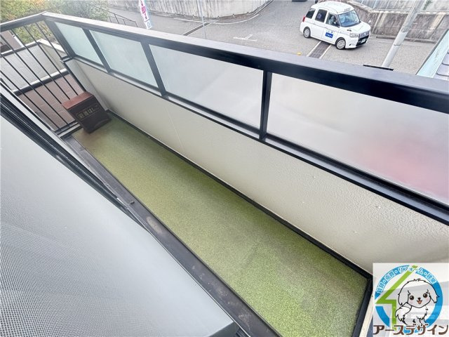 サンビレッジ吉川E棟のバルコニー