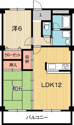 トゥジュール・ヴェールの間取り