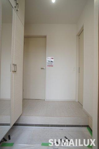 熊本市南区御幸西１期1号棟の玄関