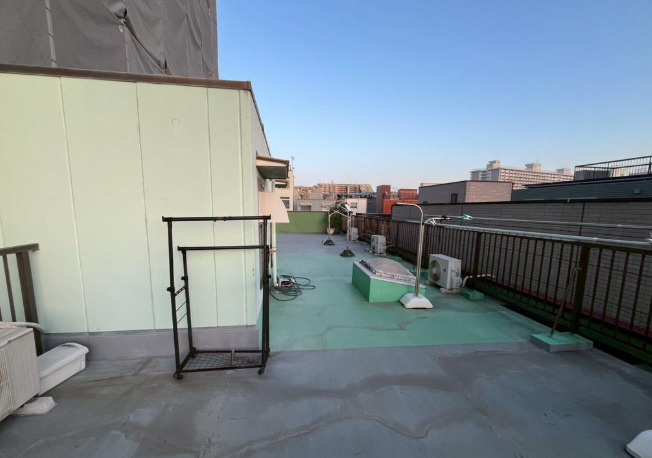 江東区北砂５丁目の戸建のバルコニー