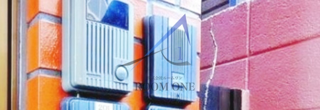 コーポ野口のセキュリティ|モニター付きインターホンです。