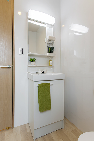 千葉市花見川区朝日ケ丘３丁目のテラスの独立洗面台