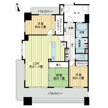 アルファガーデン城山公園の間取り