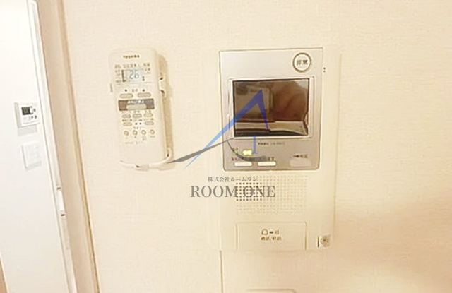 アイル プレミアム文京六義園のセキュリティ|モニター付きインターホンです。