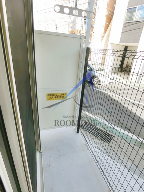 ハーミットクラブハウスコルドⅡのバルコニー|バルコニーです。