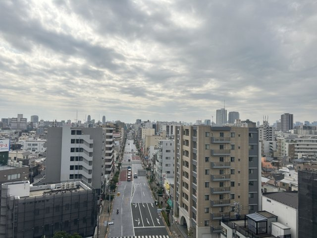 キャッスルマンション亀戸立花の展望|西側の眺望。10階につき開放感ある眺望です