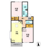 セジュール御堂の上 Aの画像