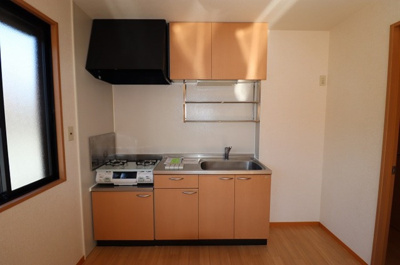 【キッチン】 | セジュール御堂の上 A | キッチン ガスコンロ付き