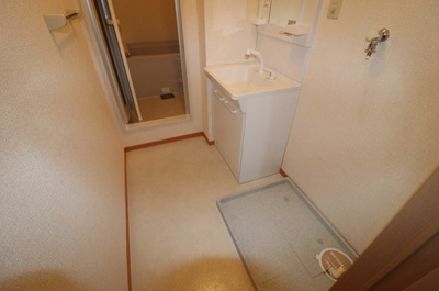 【洗面所】 | セジュール御堂の上 A | 洗面所 洗髪洗面化粧台あり