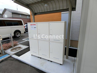 【その他共用部分】 | リュート | 宅配ＢＯＸ付きでいつでも荷物を受け取れます。