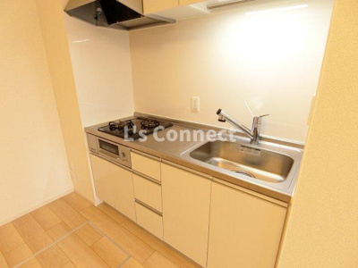 【キッチン】 | リュート | ２口ガスコンロのシステムキッチン。