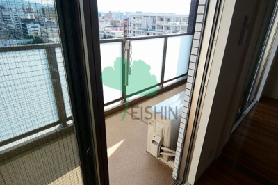 【バルコニー】 | アルティメゾン博多 | 日当たりの良いバルコニーです！