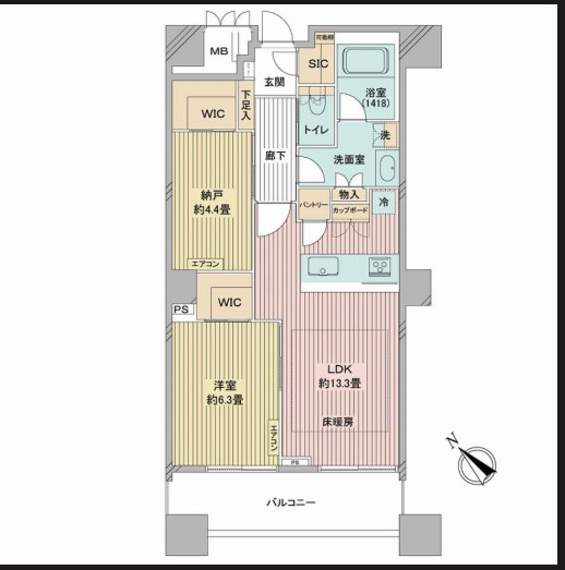 ★仲介手数料無料★LaPlace West（バルコニーから富士山が望めます）