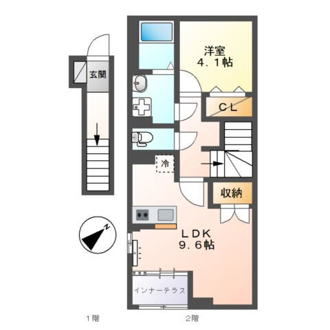 【間取り】 | 多摩区長尾新築アパート（仮