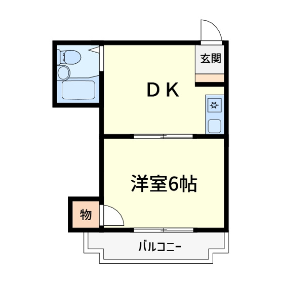 【間取り】 | ベルコーポ