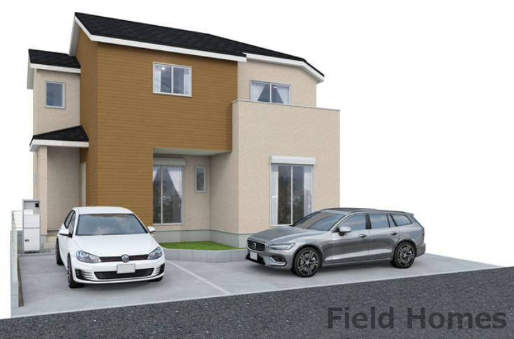 厚木市下川入新築戸建て　01期2号棟の外観|外観イメージ「厚木市下川入新築戸建て　2号棟」