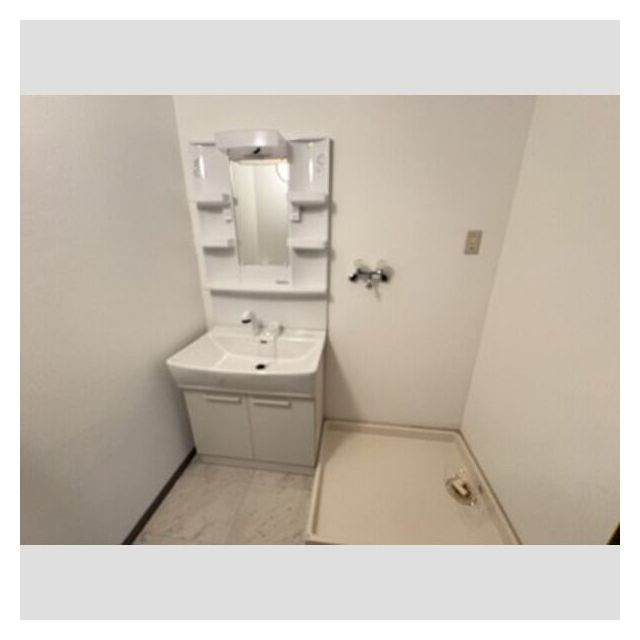 岐阜市北一色９丁目のアパートの洗面所