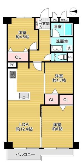 【間取り】 | 高殿コーポ