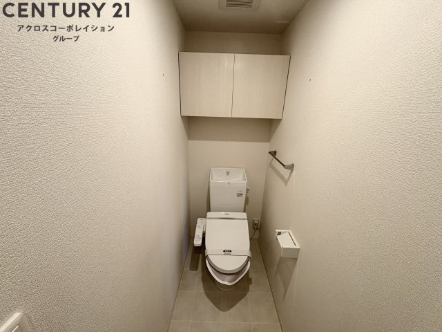 ゆったり落ち着けるトイレです