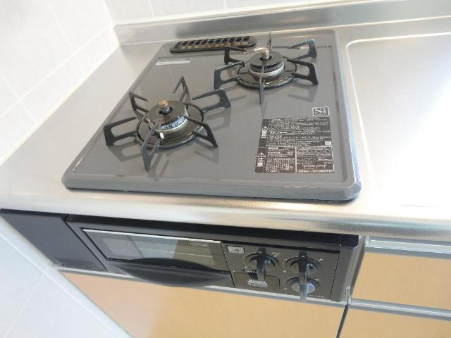 ステイツのキッチン|２口ガスコンロ