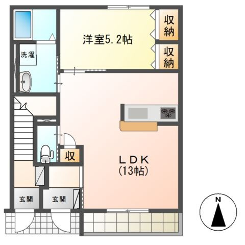 リッツパークCの間取り