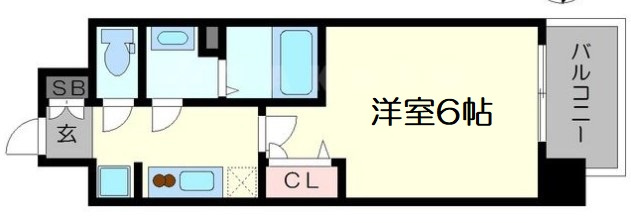 【間取り】 | プレサンス大阪天満リバーシア