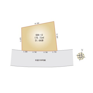 【土地図】 | 【JINSEI】守谷市本町　建築条件なしの住宅用地 | 当社売主物件！！