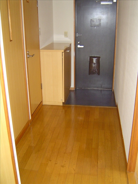 マンションリバーストーンの玄関