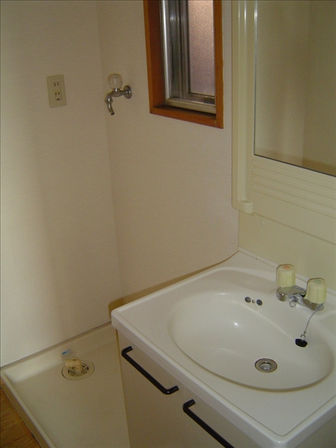 マンションリバーストーンの洗面所